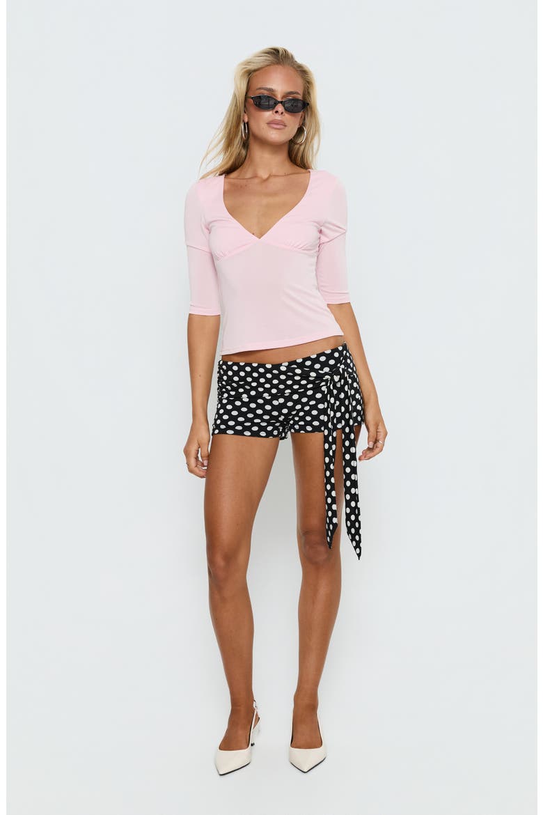 Back to Friends V-Neck Top, Alternate, color, PINK