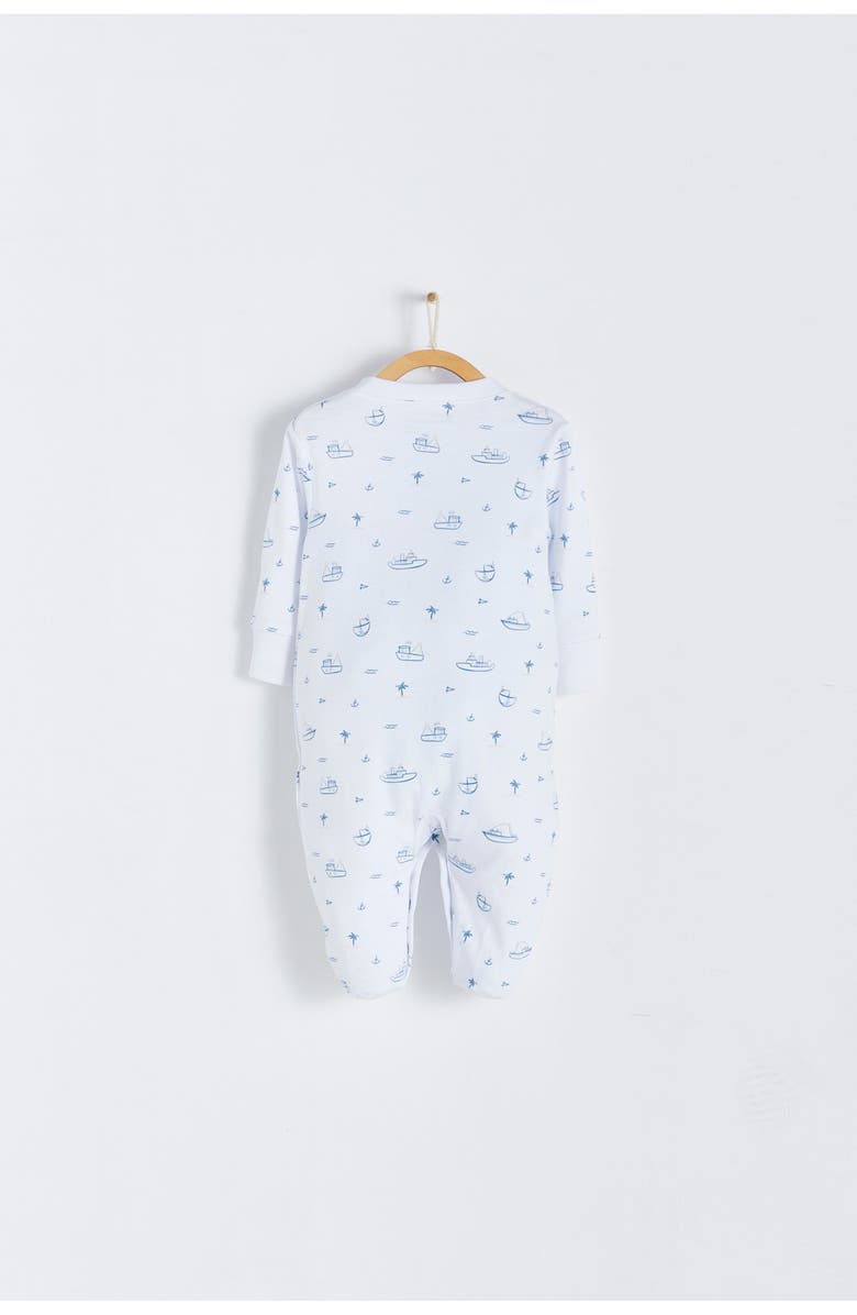 Babycottons Oceania Footie Pajama for Infant, Alternate, color, Full Print