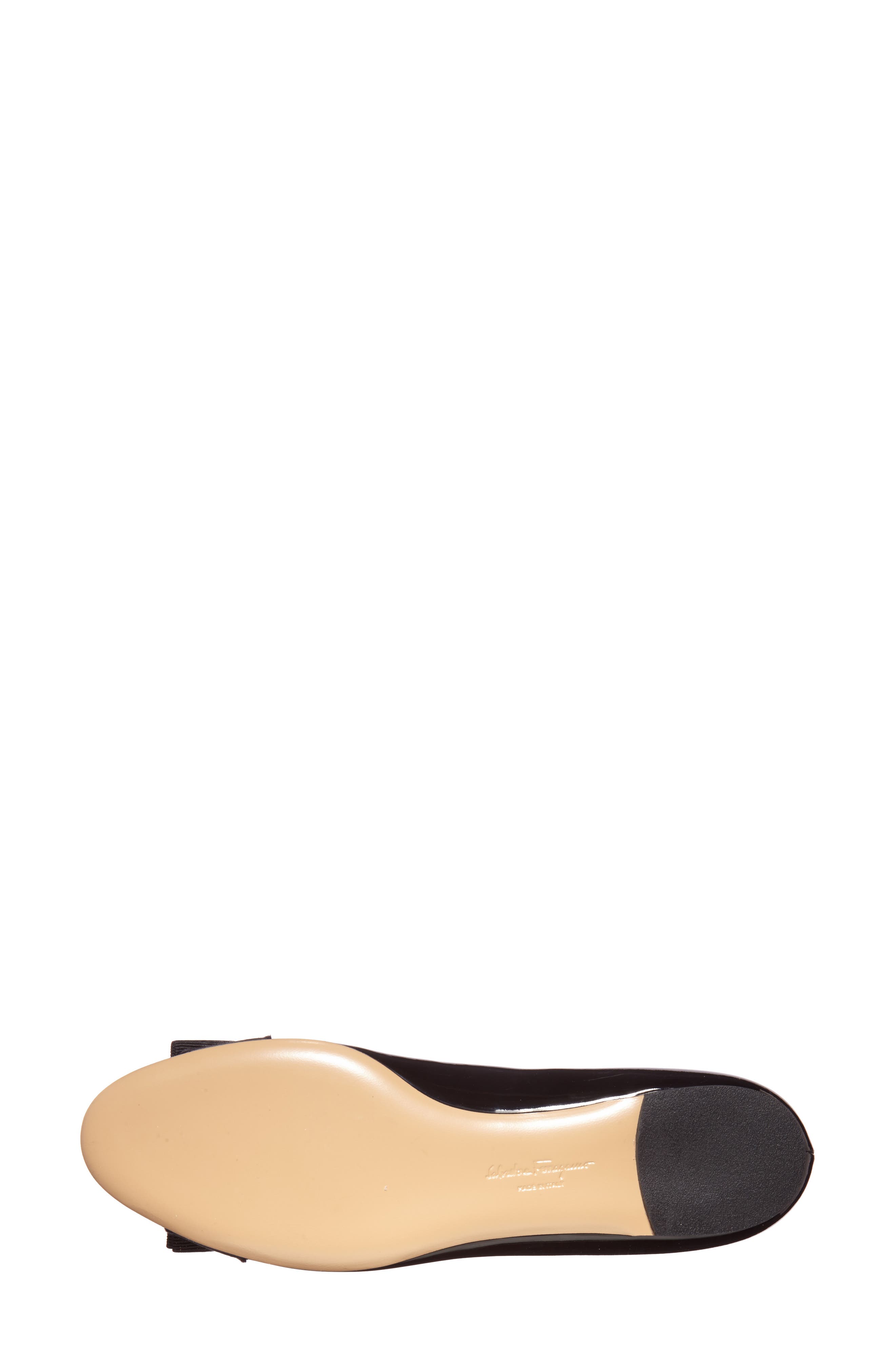 Varina Leather Flat, Alternate, color, NERO PATENT/ GOLD