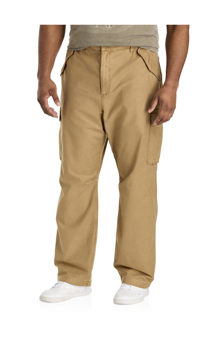 Lucky Brand Jeans Big & Tall Straight Fit Cargo Pants, Main, color, Elmwood