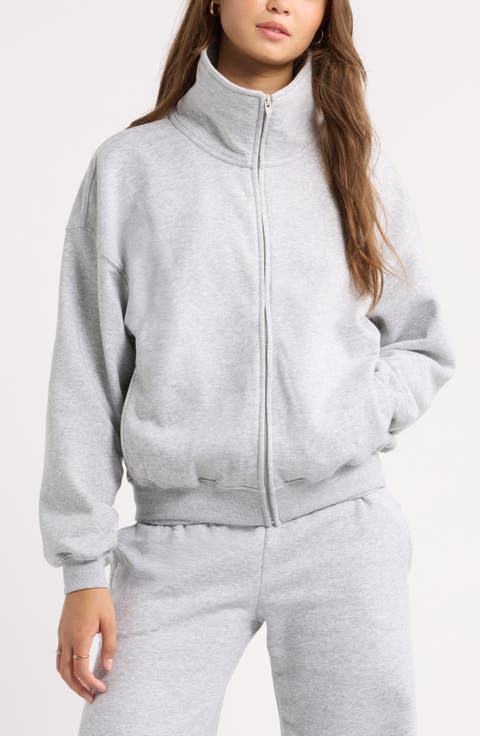 Everyday Fleece Funnel Neck Zip Sweatshirt
