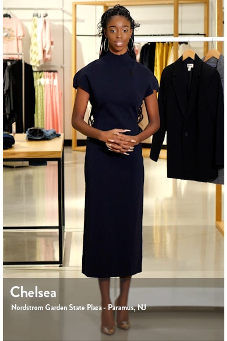 Mock Neck Corset Sweater Dress video
