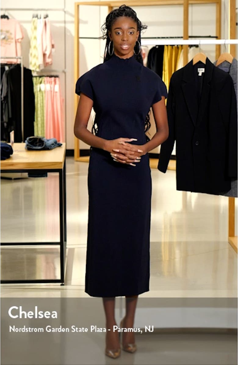 Mock Neck Corset Sweater Dress, sales video thumbnail