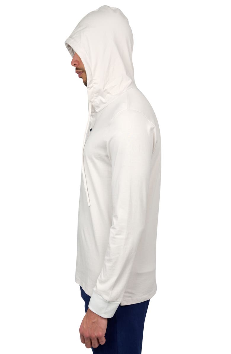 CONSTRUCT Slim Fit Solid Drawstring Hoodie, Alternate, color, Grey