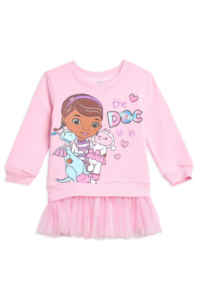 Doc Mcstuffins Pullover Sweatshirt, Main, color, Pink