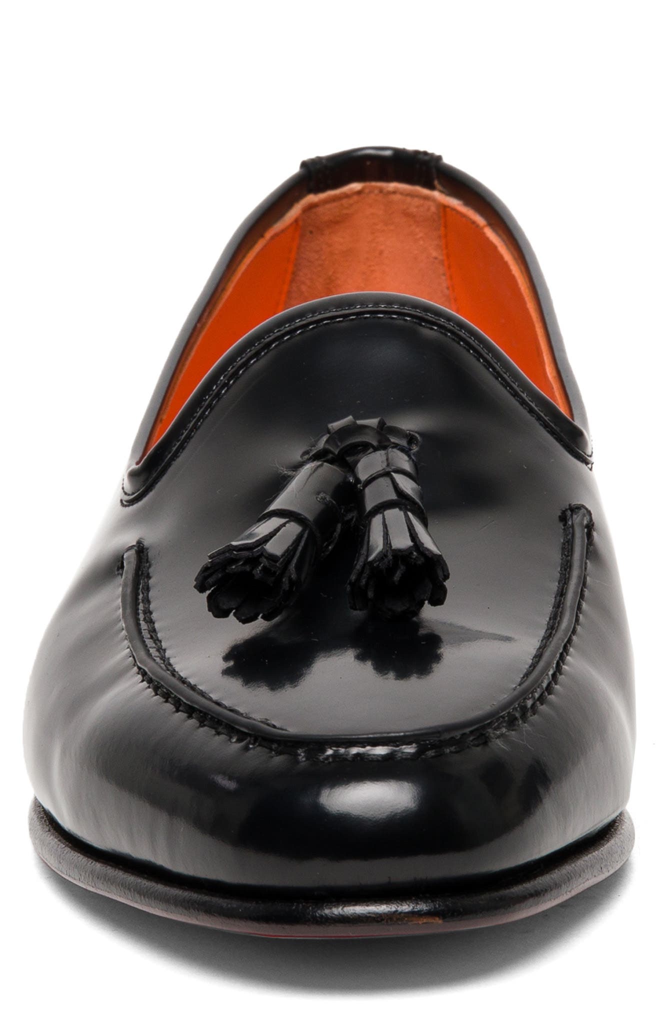 Santoni Andrea Tassel Loafer, Alternate, color, 