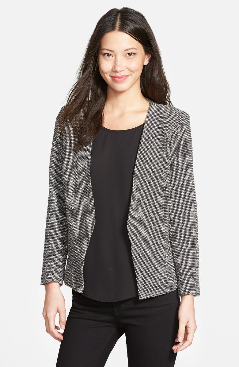 GIBSONLOOK Gibson Zip Pocket Textured Blazer, Main, color,