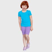 CITY THREADS Girls 100% Cotton Short Sleeve Puff Classic Fit Tee