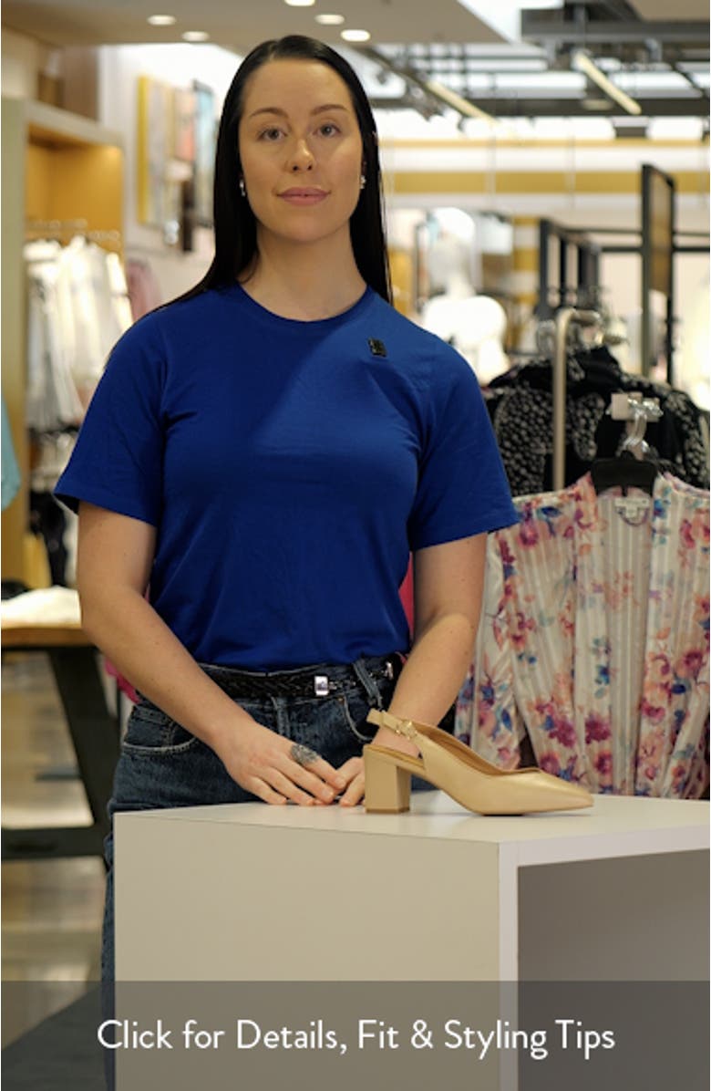 Vicki Slingback Pump, sales video thumbnail