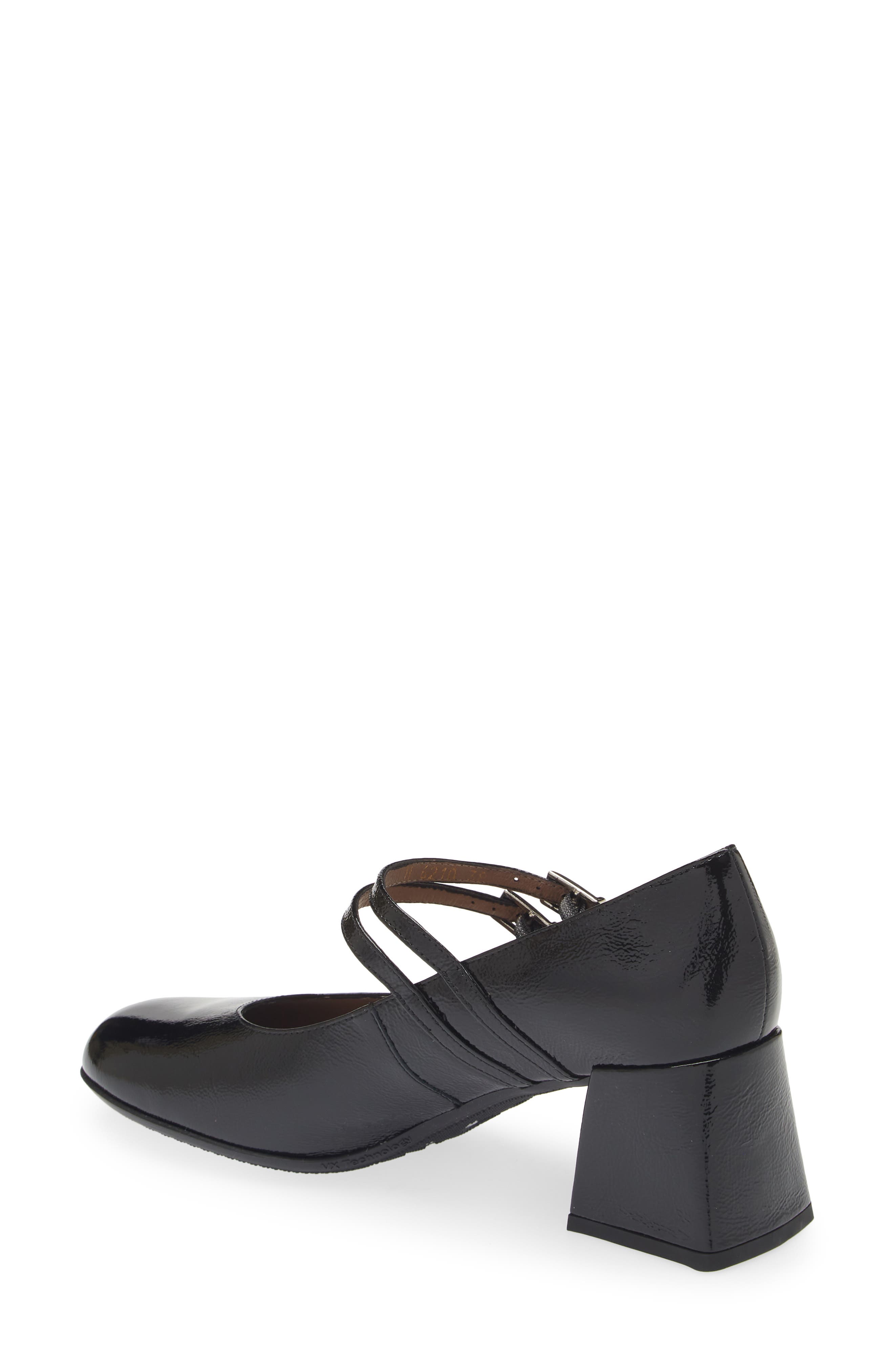 Wonders Mary Jane Pump, Alternate, color, Black Patent Leather