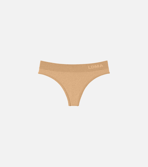 Ldma Low Hide Thong In Dusty Nude