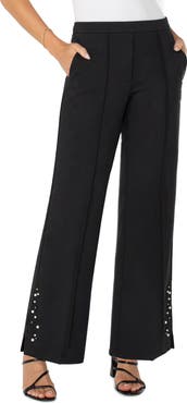 Liverpool Los Angeles Kayla Pearl Hem High Waist Wide Leg Pants