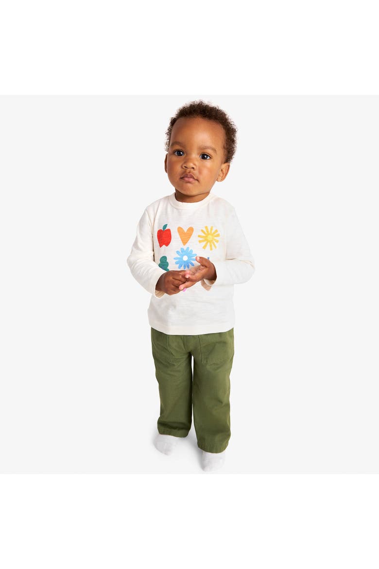 Baby Cotton Twill Pocket Pant, Alternate, color, Green Olive
