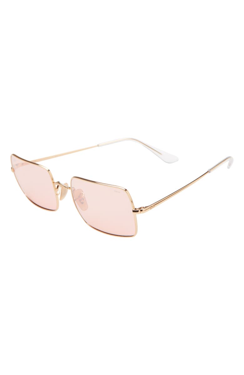 Ray-Ban 54mm Polarized Square Sunglasses, Alternate, color,