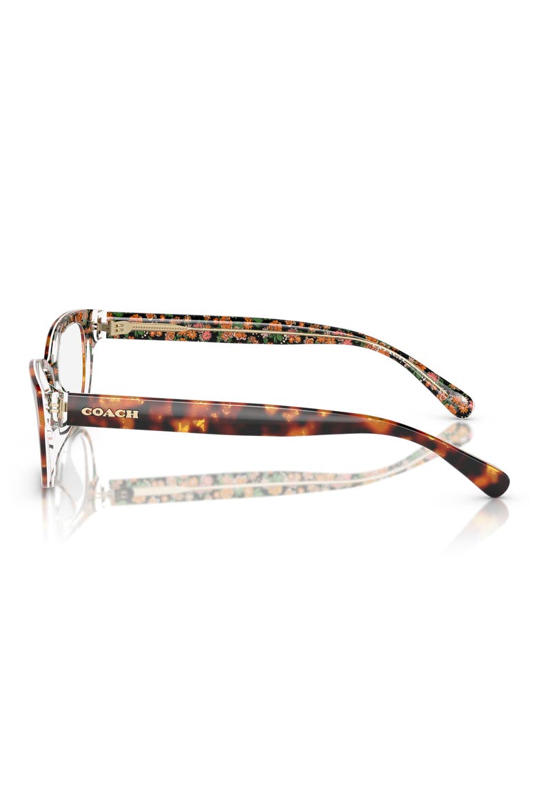 51mm Pillow Optical Glasses, Alternate, color, AMBER / ORANGE / DEMO LENS