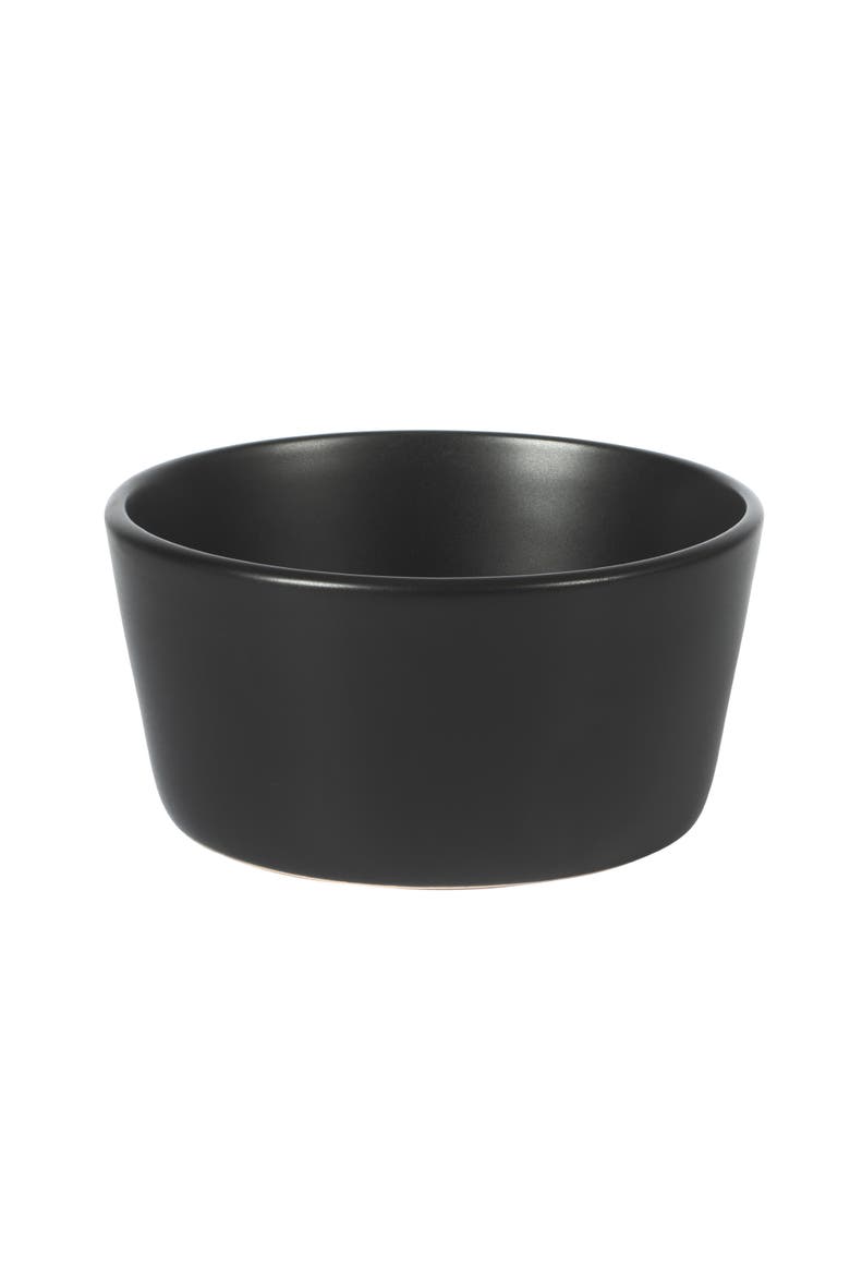 Soho Lounge Bowery Matte Stoneware Dinnerware Set, Alternate, color, Black