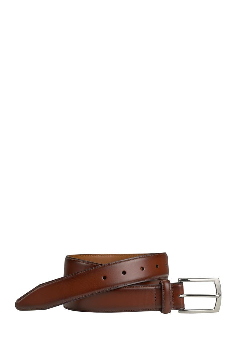 Johnston & Murphy Feather Edge Belt, Main, color, 