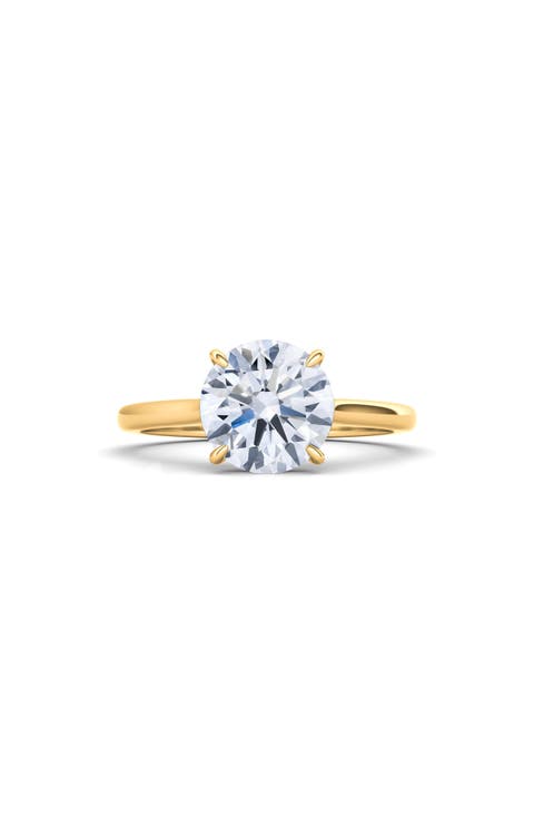 Round Brilliant Cut Lab Created Diamond Ring