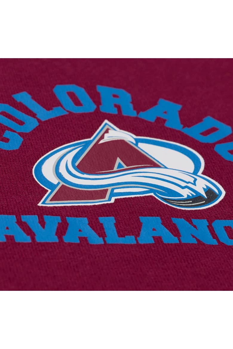 Women's Mitchell & Ness  Maroon Colorado Avalanche Crewneck Sweatshirt, Alternate, color, Maroon
