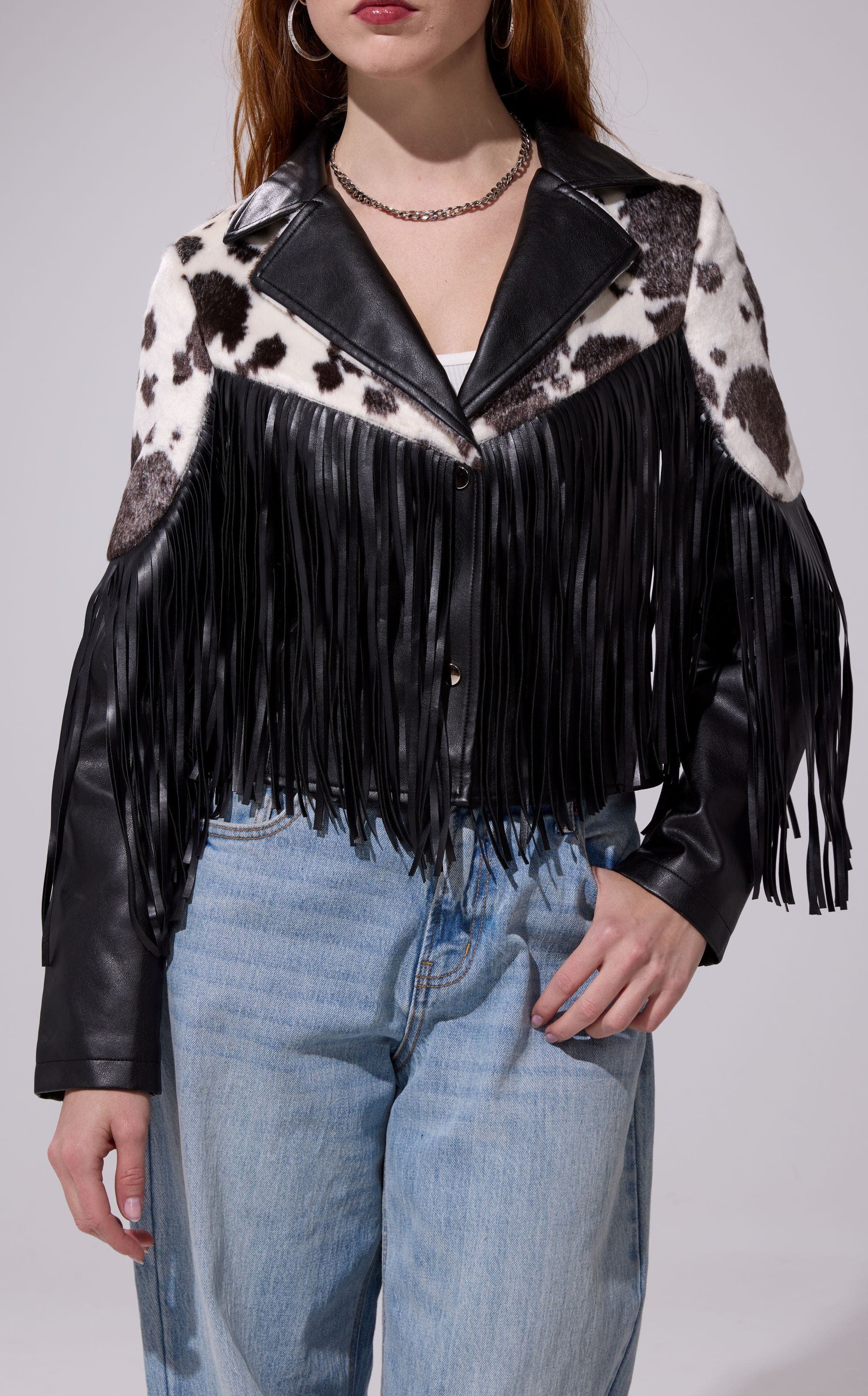 Olandria Fringe Jacket - image 2