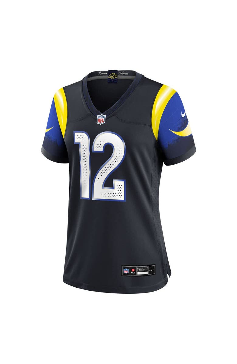 Nike Women's Nike Puka Nacua Midnight Blue Los Angeles Rams 2025 Rivalries Collection Game Jersey, Alternate, color, Dark Blue