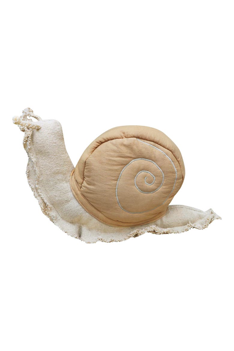 Lazy Snail Cushion, Alternate, color, NATURAL HONEY