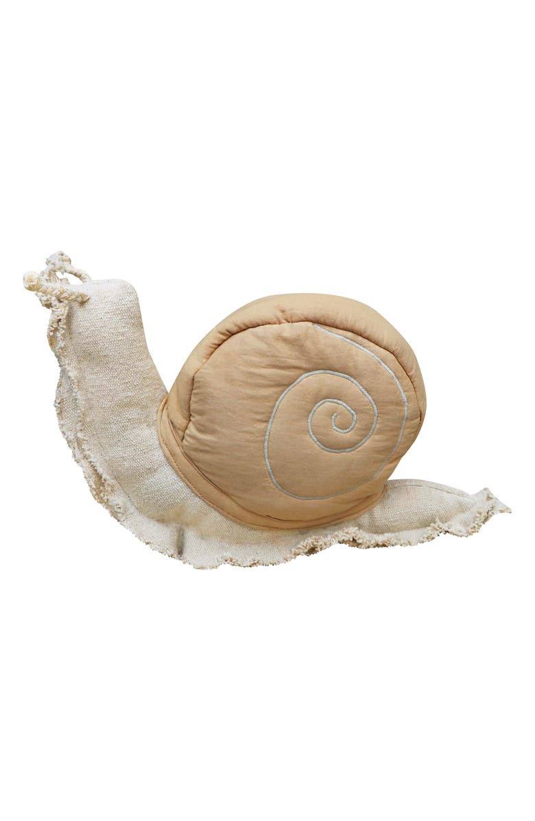 Lorena Canals Lazy Snail Cushion, Alternate, color, Natural Honey