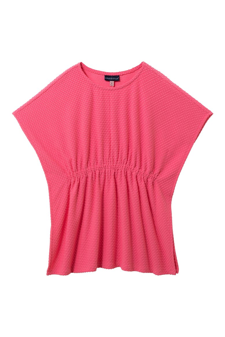 Kids' Textured Cover-Up Dress, Main, color, PINK