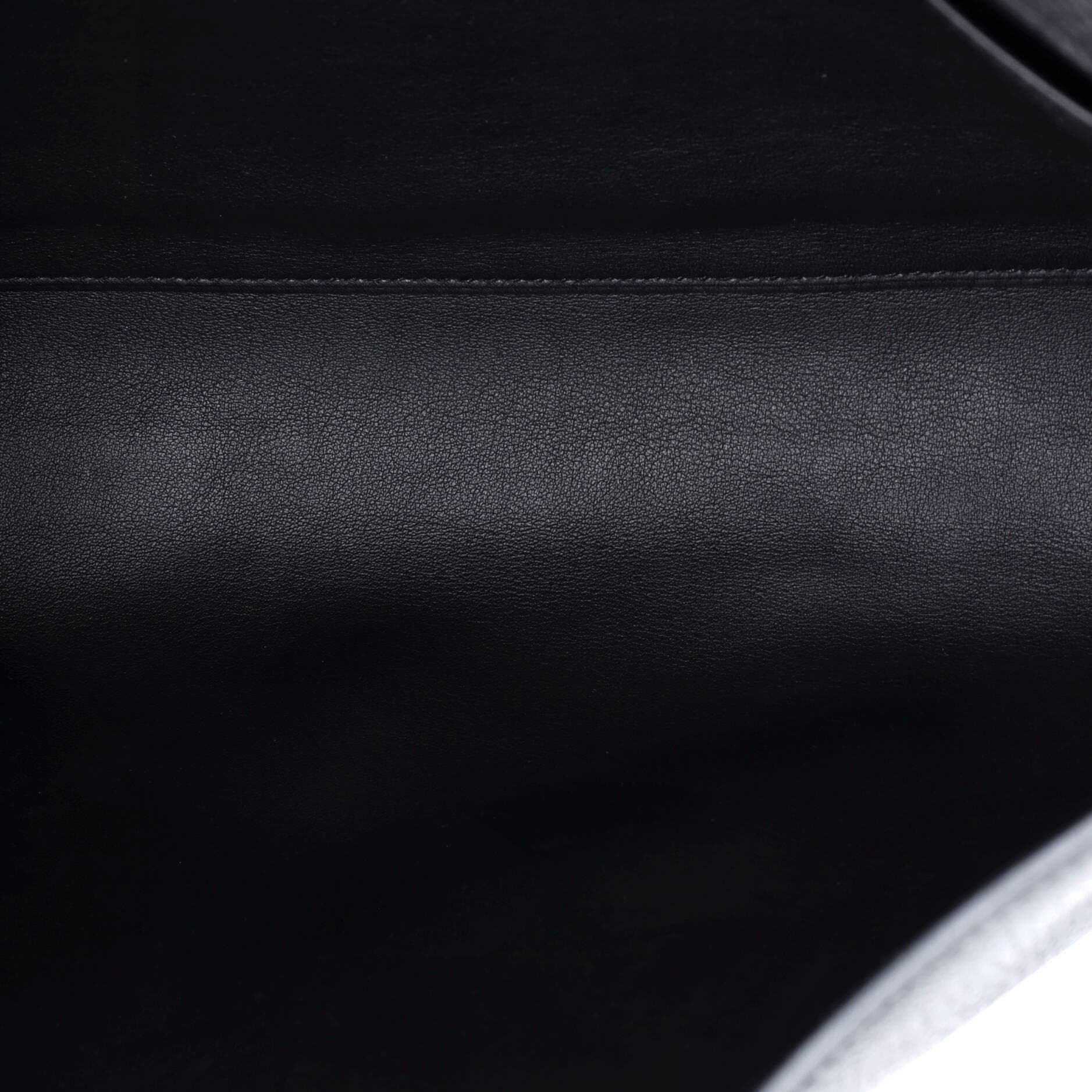 Pre-Owned Hermes Sac a Depeches Messenger Bag Togo 29, Alternate, color, Noir