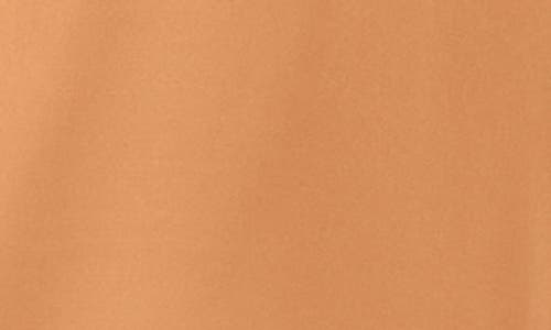 Vince Camuto Satin Long Sleeve Button-up Shirt In Brown