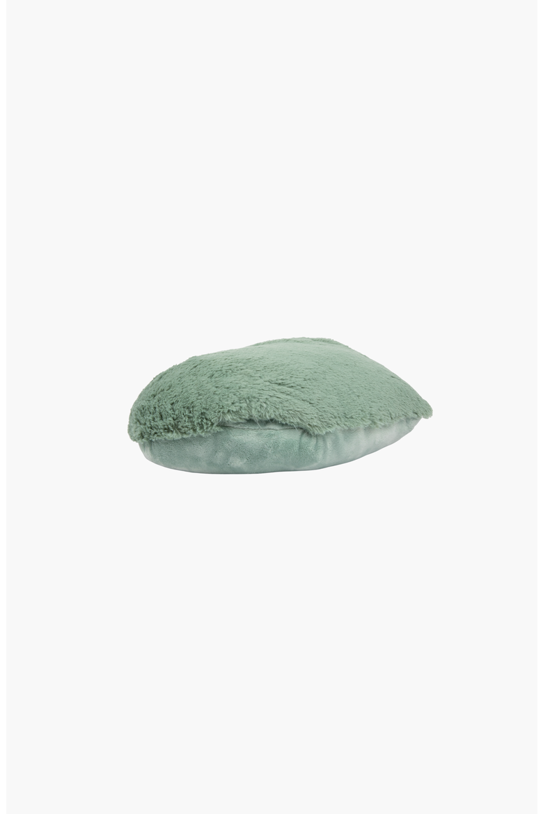Super Sized Heart to Hug Pillow with Pocket, Alternate, color, Sage