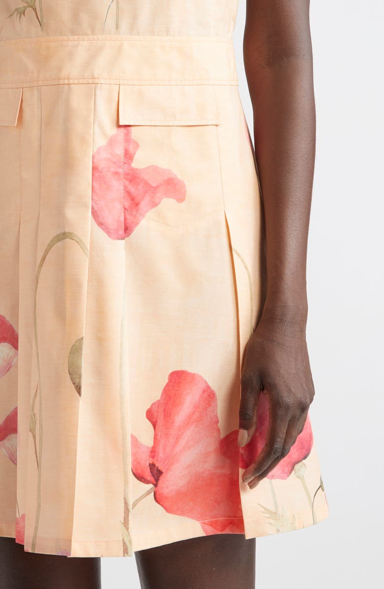 Giambattista Valli Poppy Print Cotton Poplin Dress, Alternate, color, Poppies Popeline Print