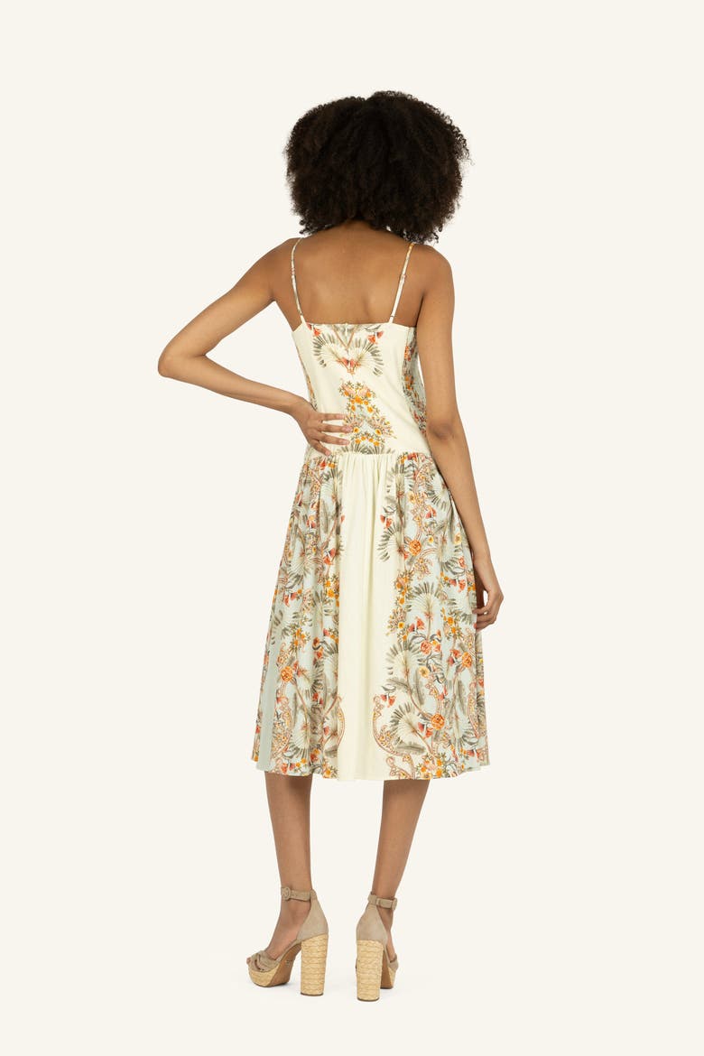 Suzy Dress, Alternate, color, Natural Floral Road Print