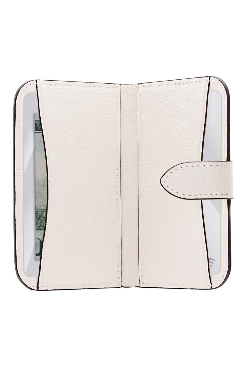 morgan magnetic wallet, Alternate, color, CREAM