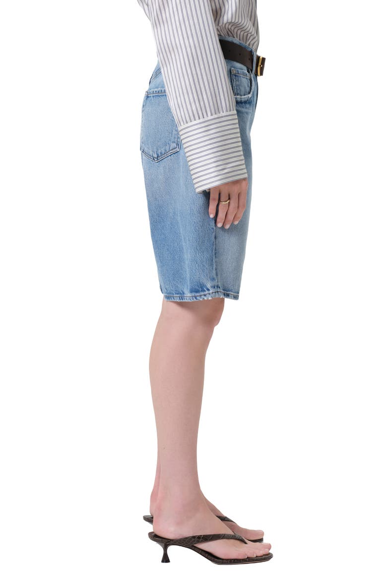 Court Denim Shorts, Alternate, color, CUPID