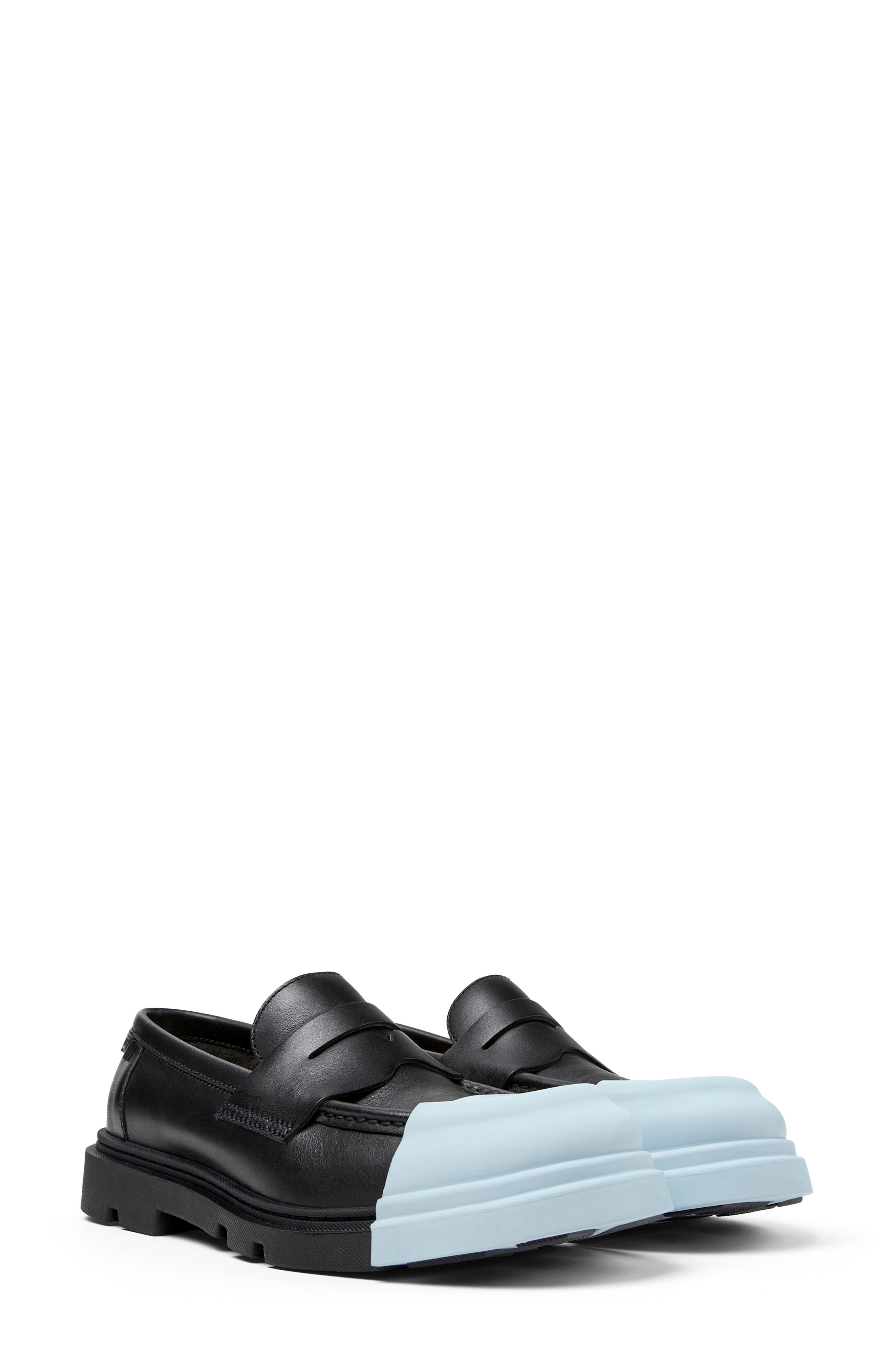 Camper Junction Cap Toe Penny Loafer, Main, color, 