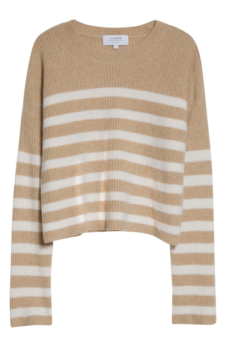 La Ligne Stripe Cashmere Sweater, Alternate, color, 