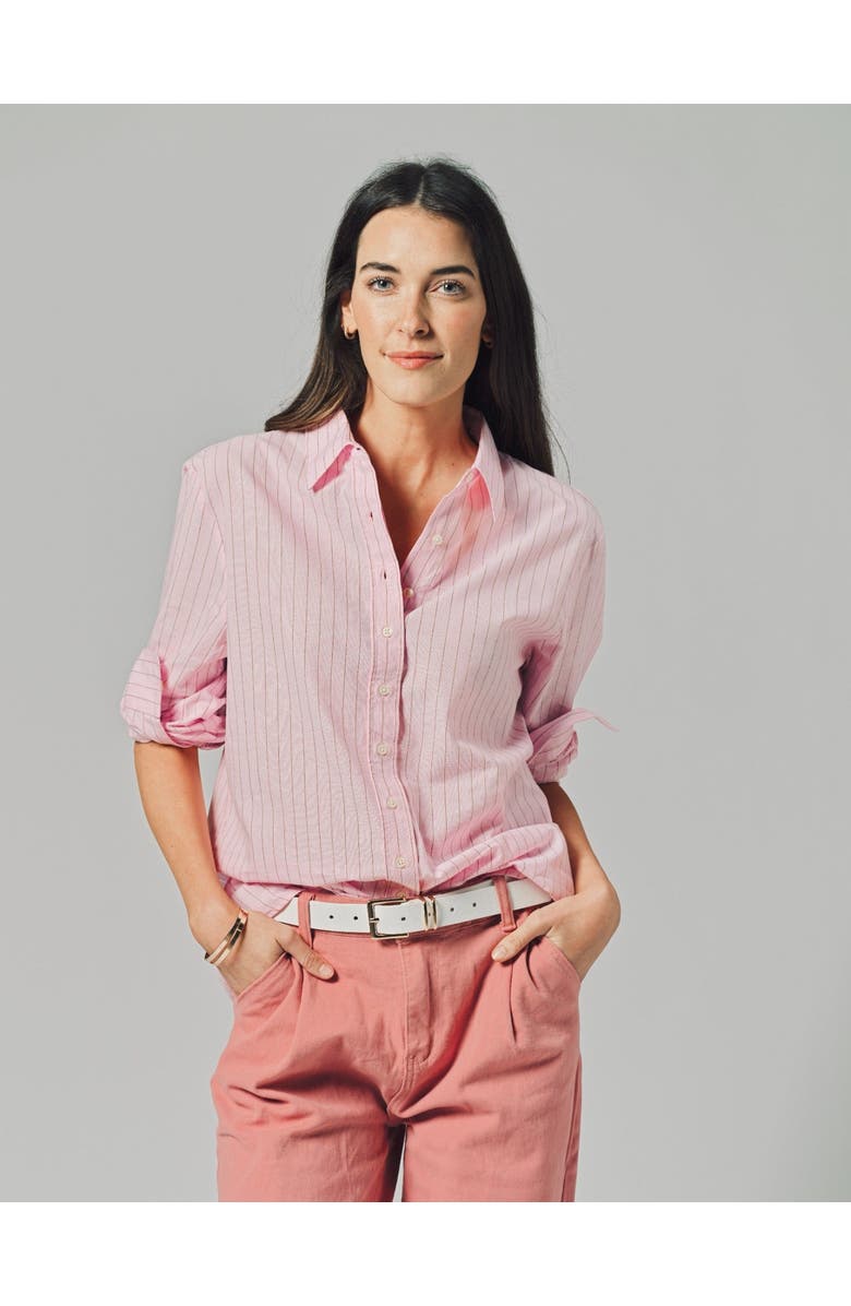 The Shirt by Rochelle Behrens The Washed Linen Shirt, Alternate, color, Beige