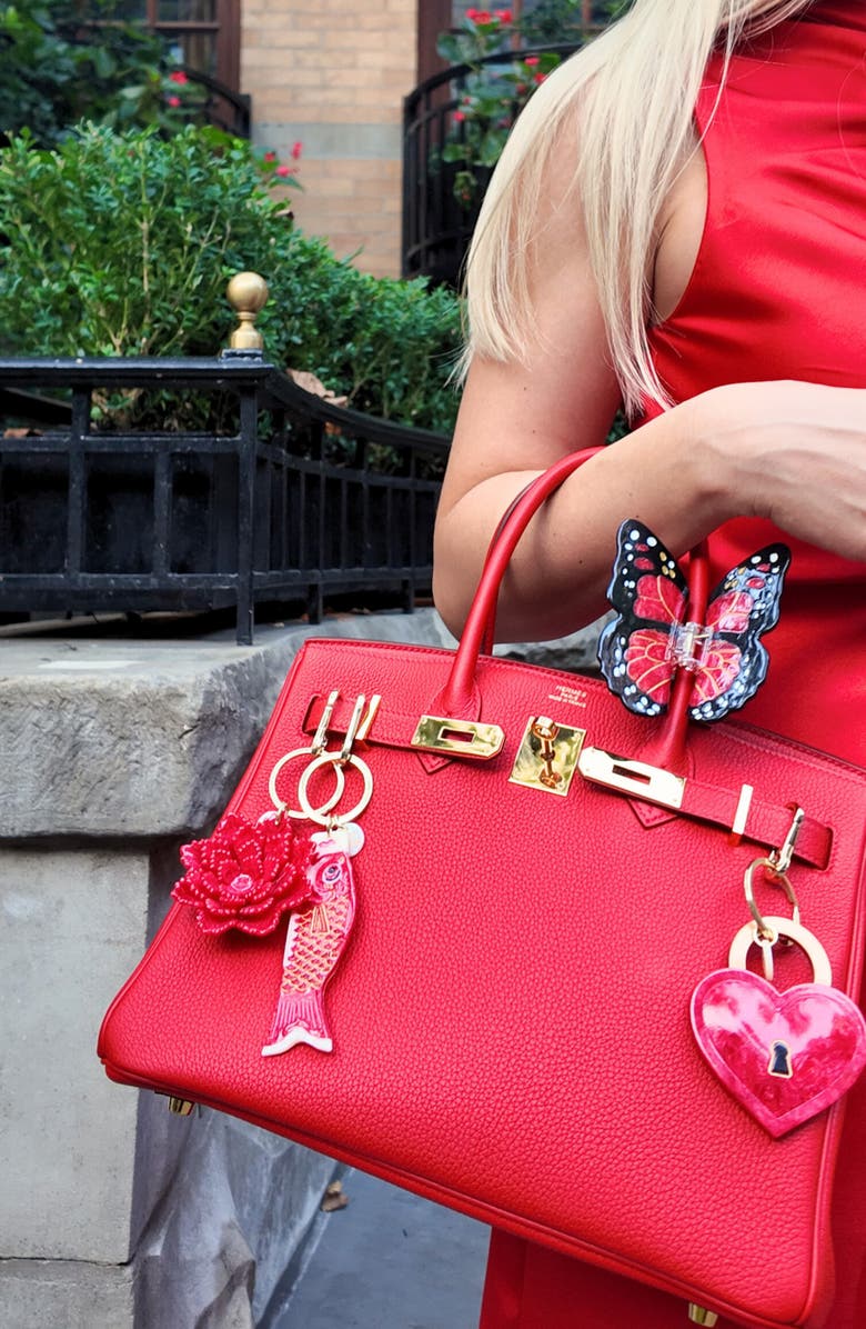 Solar Eclipse Padlock Heart Key Chain, Alternate, color, 