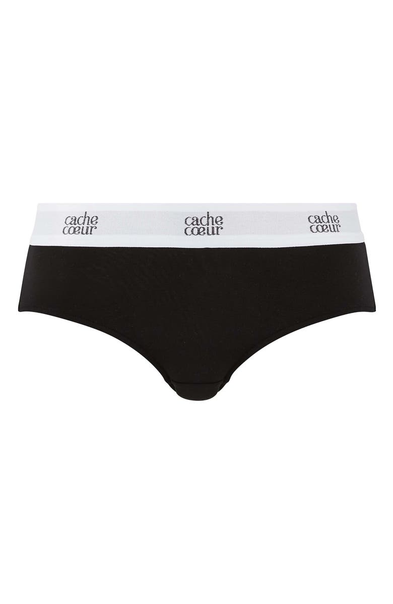 Cache Coeur Life Maternity Shorts, Alternate, color, Black