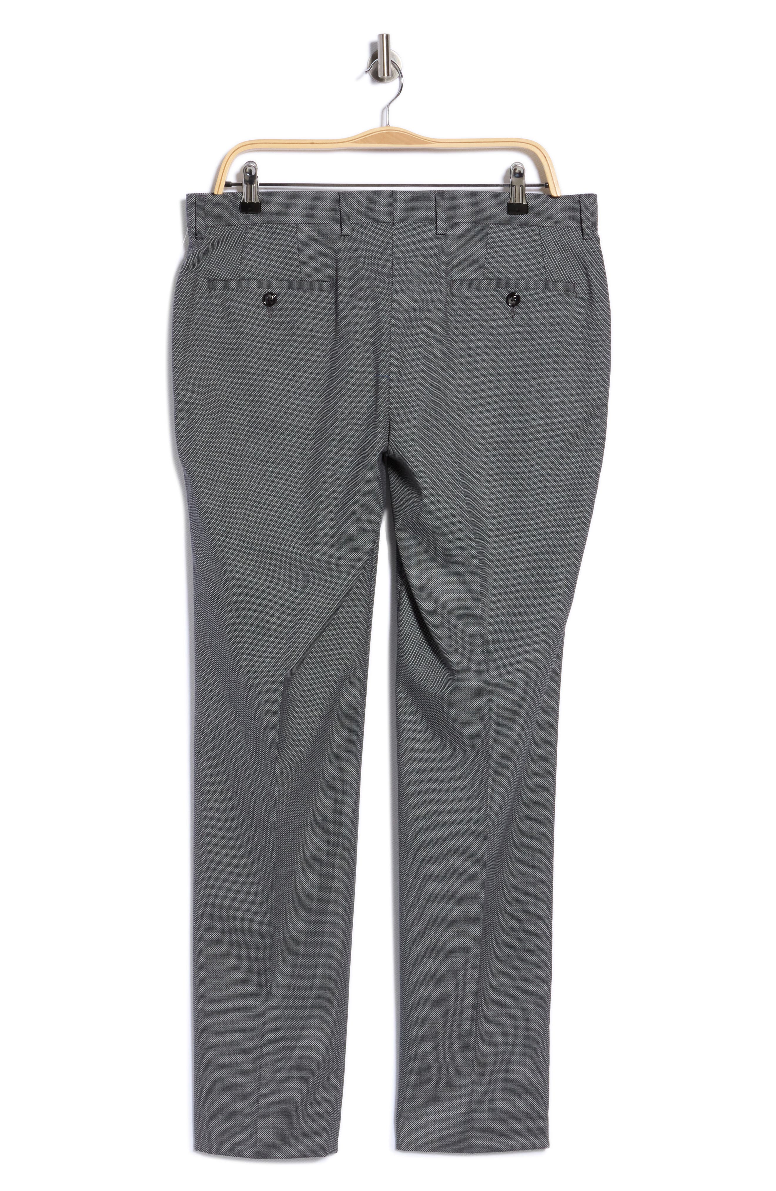 Charcoal Grey Birdseye Stretch Suit Pants (Men) | Nordstromrack