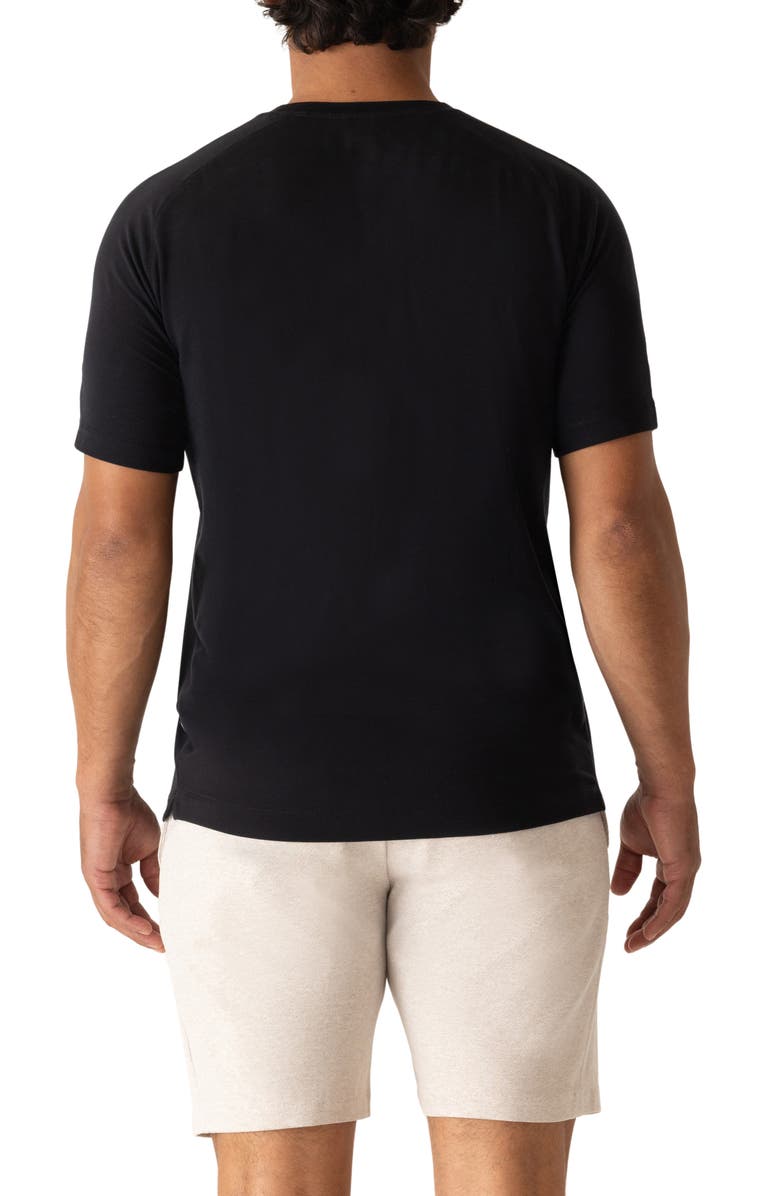 DEKE Raglan Sleeve T-Shirt, Alternate, color, Black