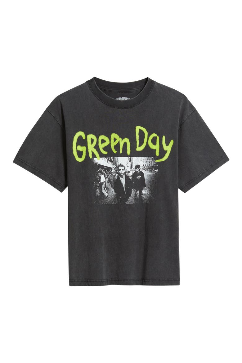 Green Day Photo Graphic T-Shirt, Alternate, color, BLACK
