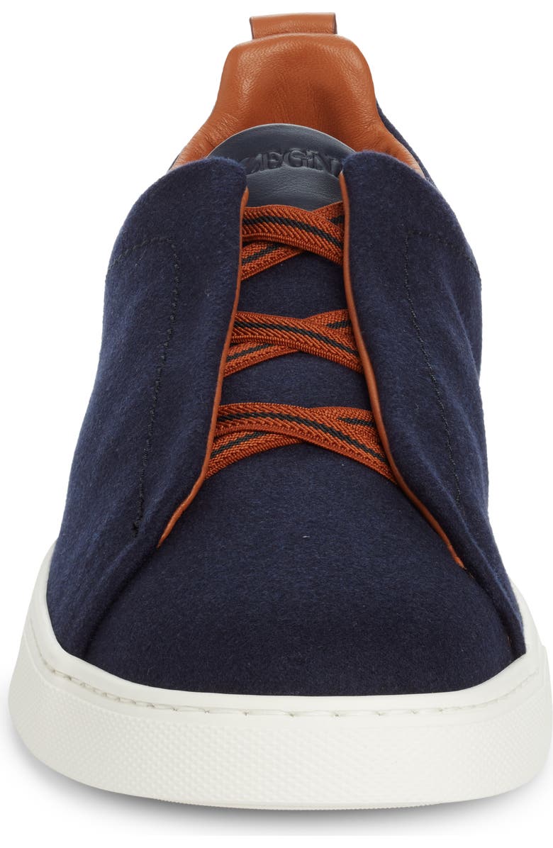 ZEGNA Triple Stitch Slip-On Sneaker, Alternate, color,