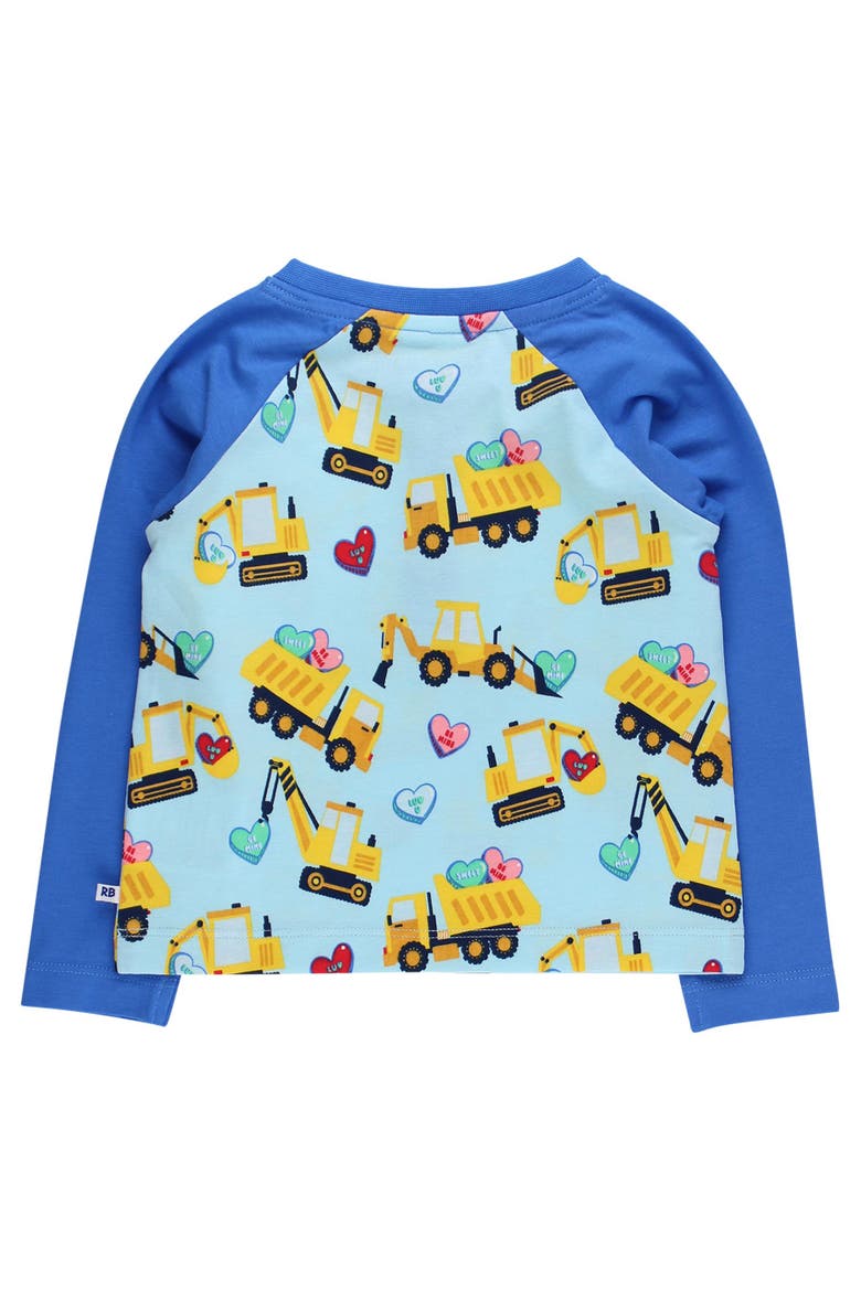 Boys Long Sleeve Raglan Henley Tee, Alternate, color, Loads of Love