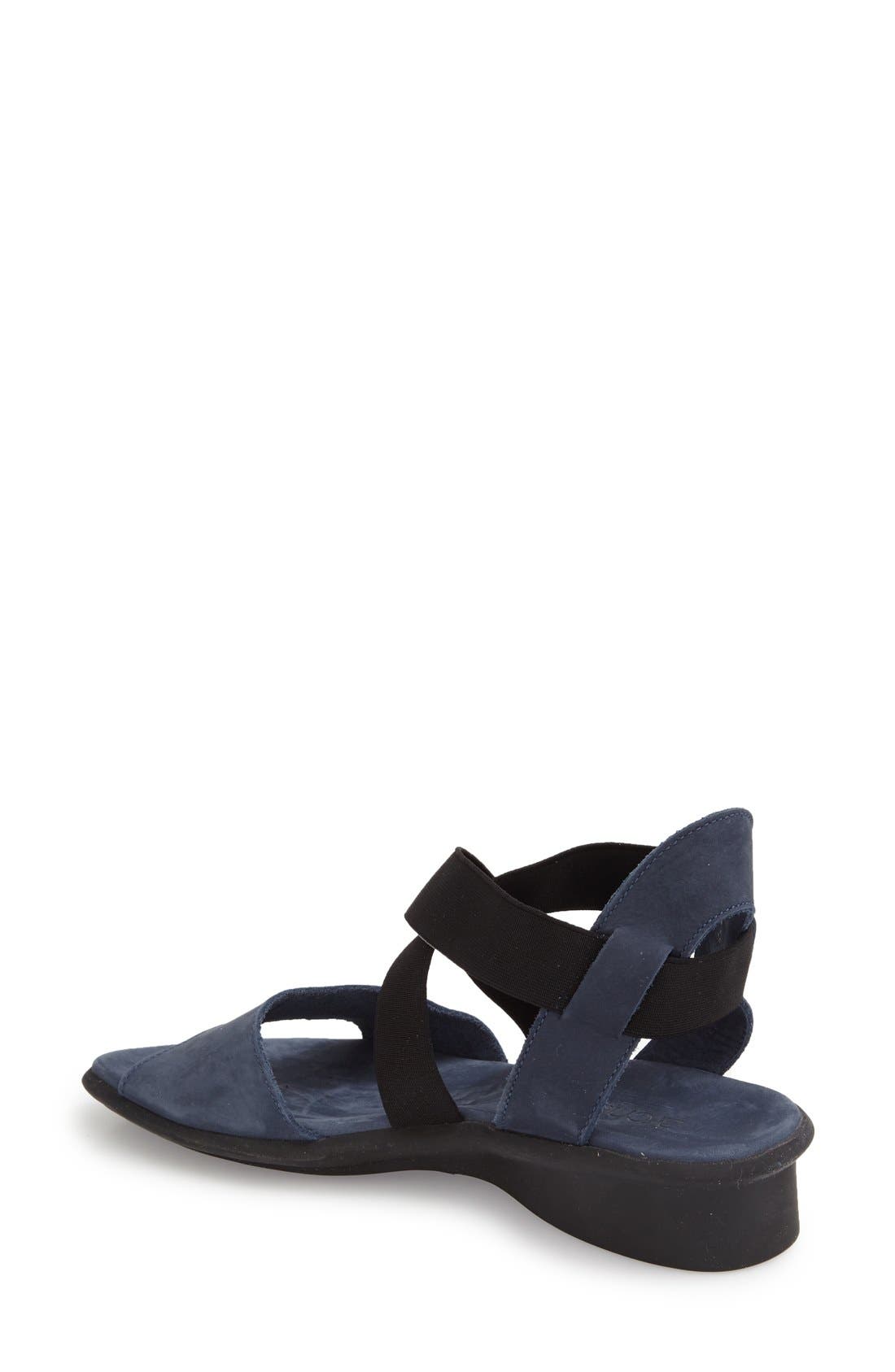 Satia Sandal, Alternate, color, MAUNA NUBUCK LEATHER