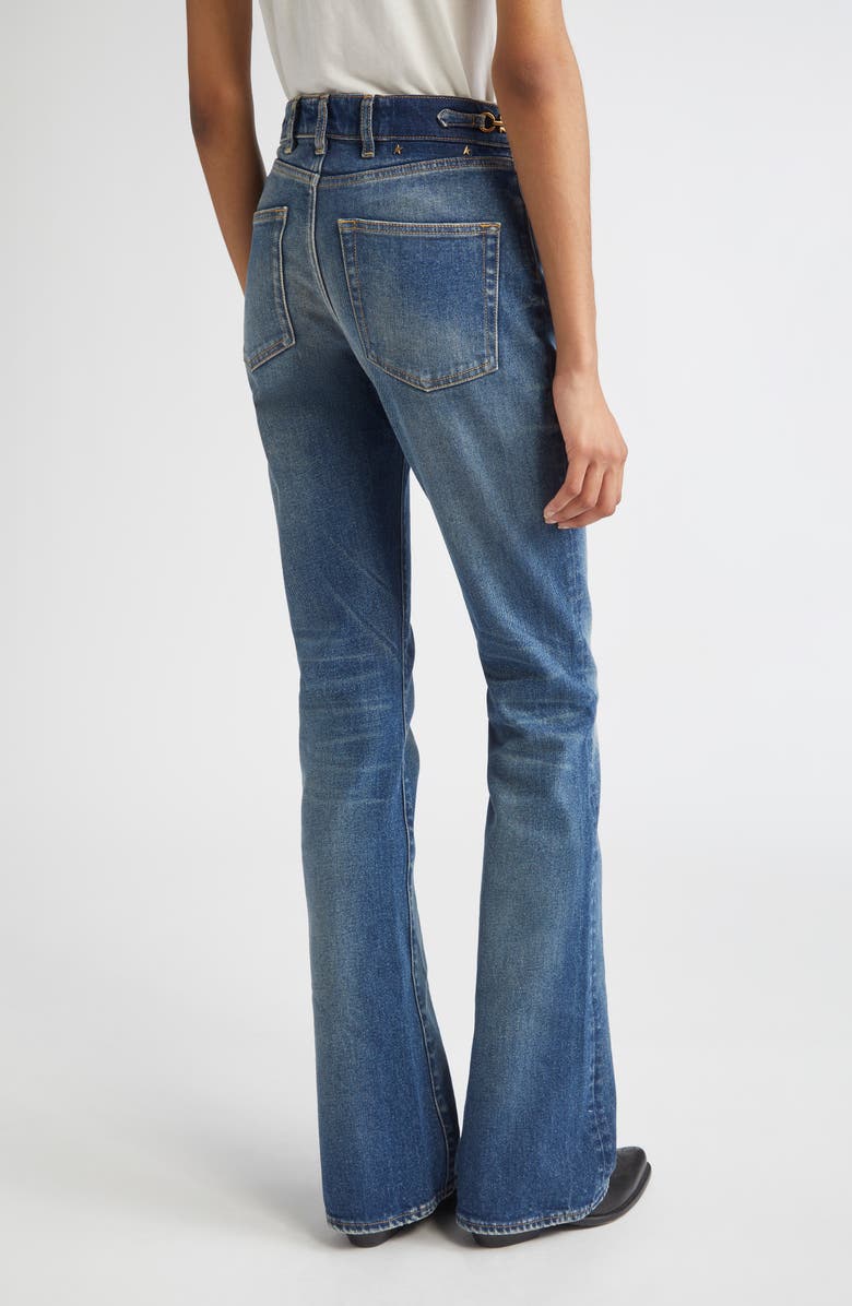 Golden Goose Journey Stretch Denim Bootcut Jeans, Alternate, color, Blue