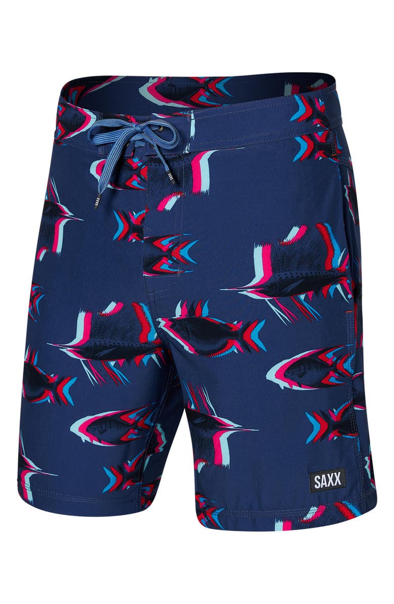 SAXX Betawave 2N1 7-Inch Board Shorts, Alternate, color, 