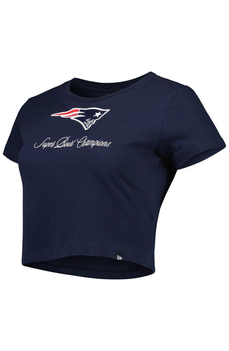 New Era Women's New Era Navy New England Patriots Historic Champs T-Shirt, Alternate, color, Navy