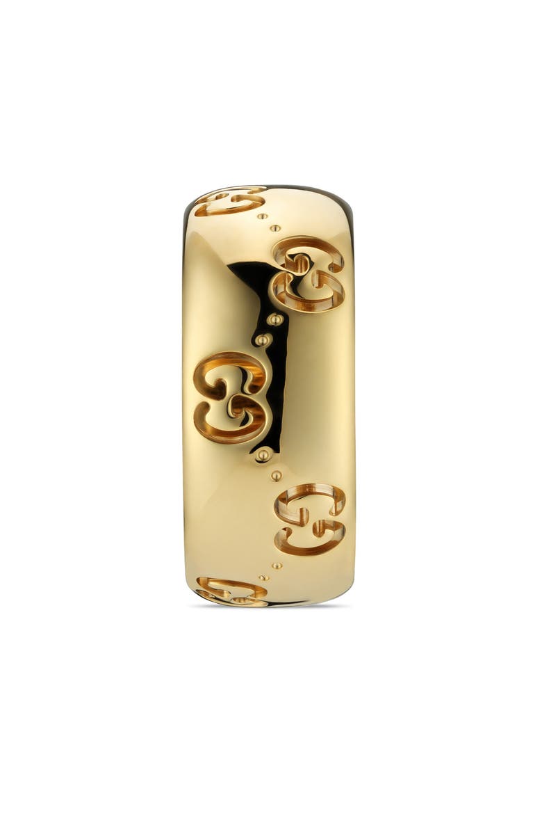 Gucci Icon GG Cutout Ring, Alternate, color, Yellow Gold